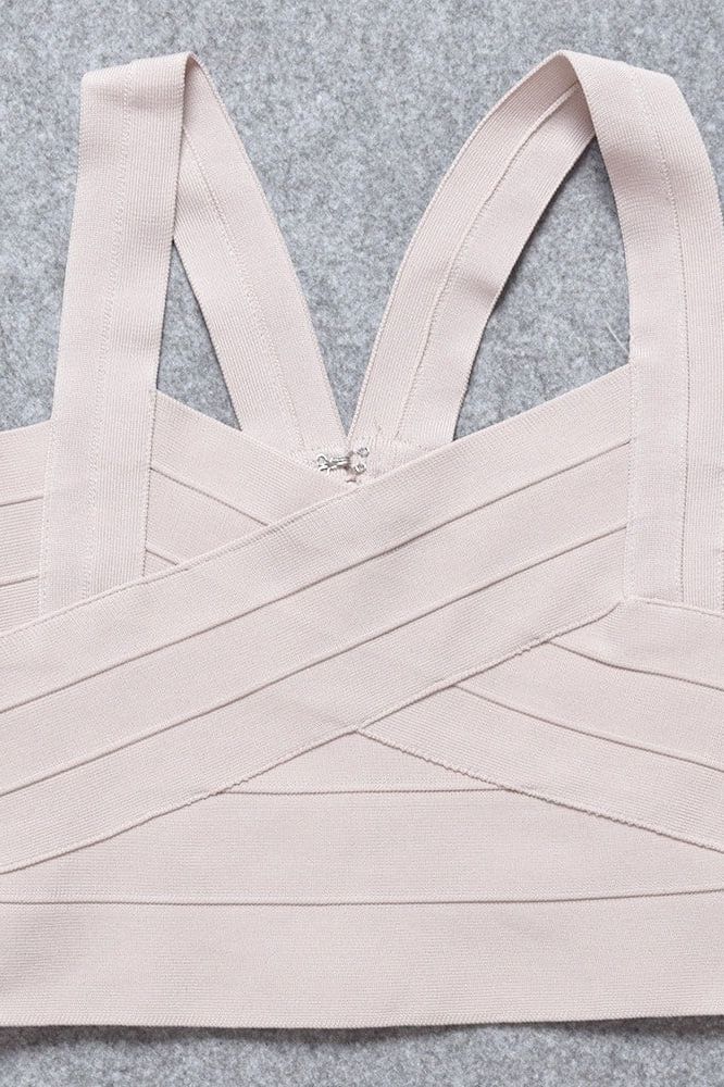 Jay Bandage Crop Top - Cream - Image 11