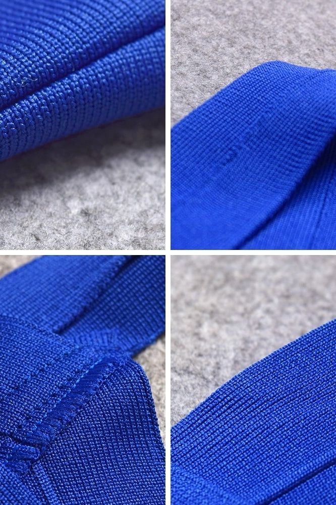 Jay Bandage Crop Top - Royal Blue - Image 13