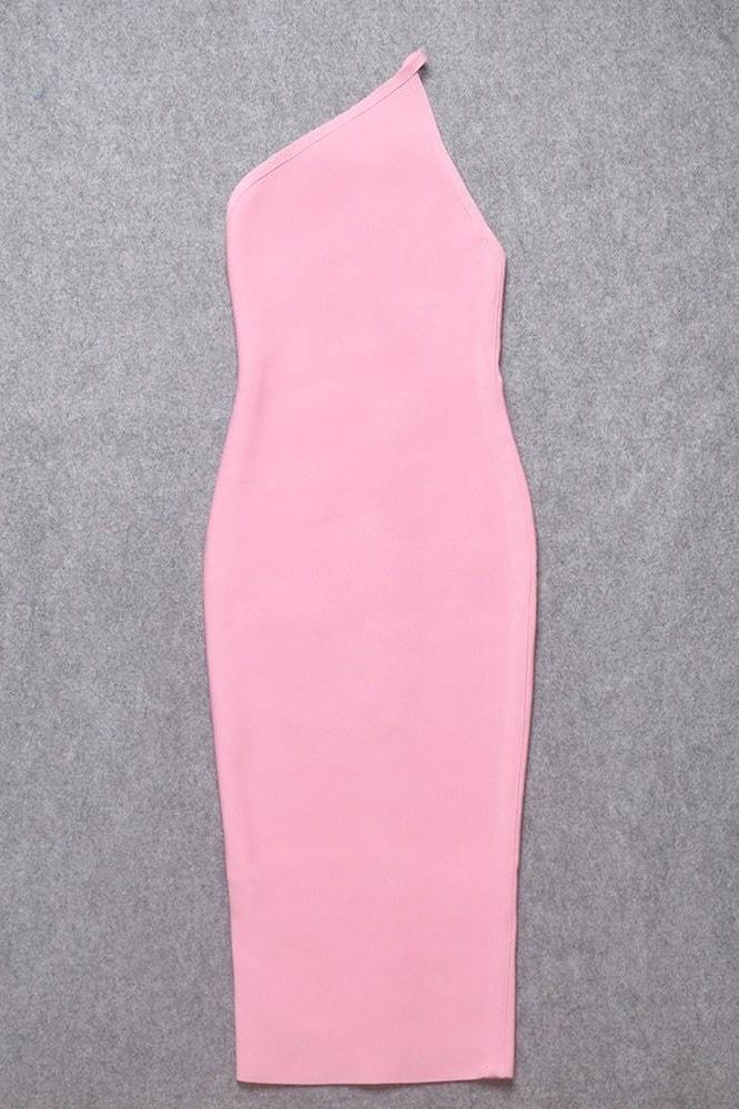 Joi Bodycon Midi Dress - Dusty Pink - Image 12