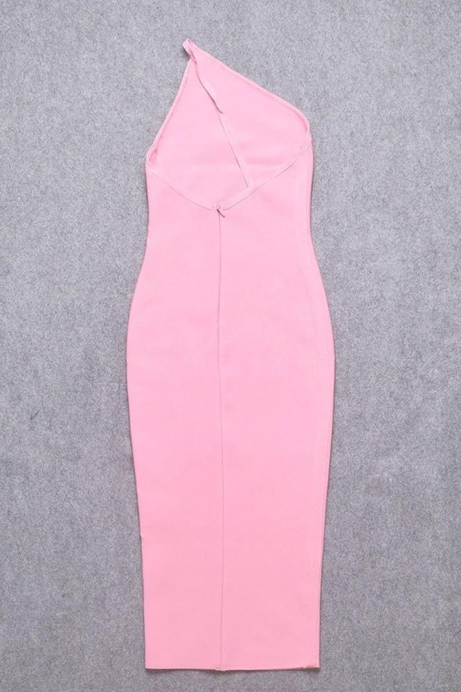 Joi Bodycon Midi Dress - Dusty Pink - Image 13