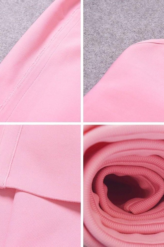 Joi Bodycon Midi Dress - Dusty Pink - Image 14