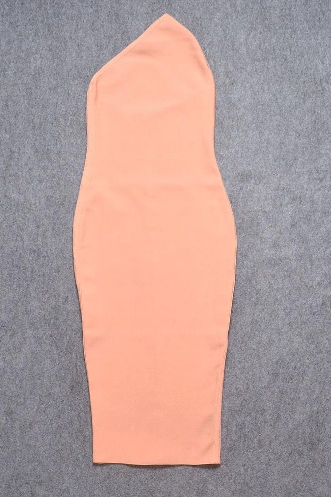 Joi Bodycon Midi Dress - Peach - Image 11