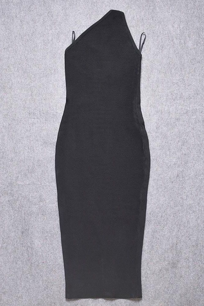 Joi Bodycon Midi Dress - Classic Black - Image 12